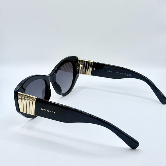 BVLGARI Tubogas BV400501 01B — Luxury Designer Sunglasses — Black/Gold main image 14